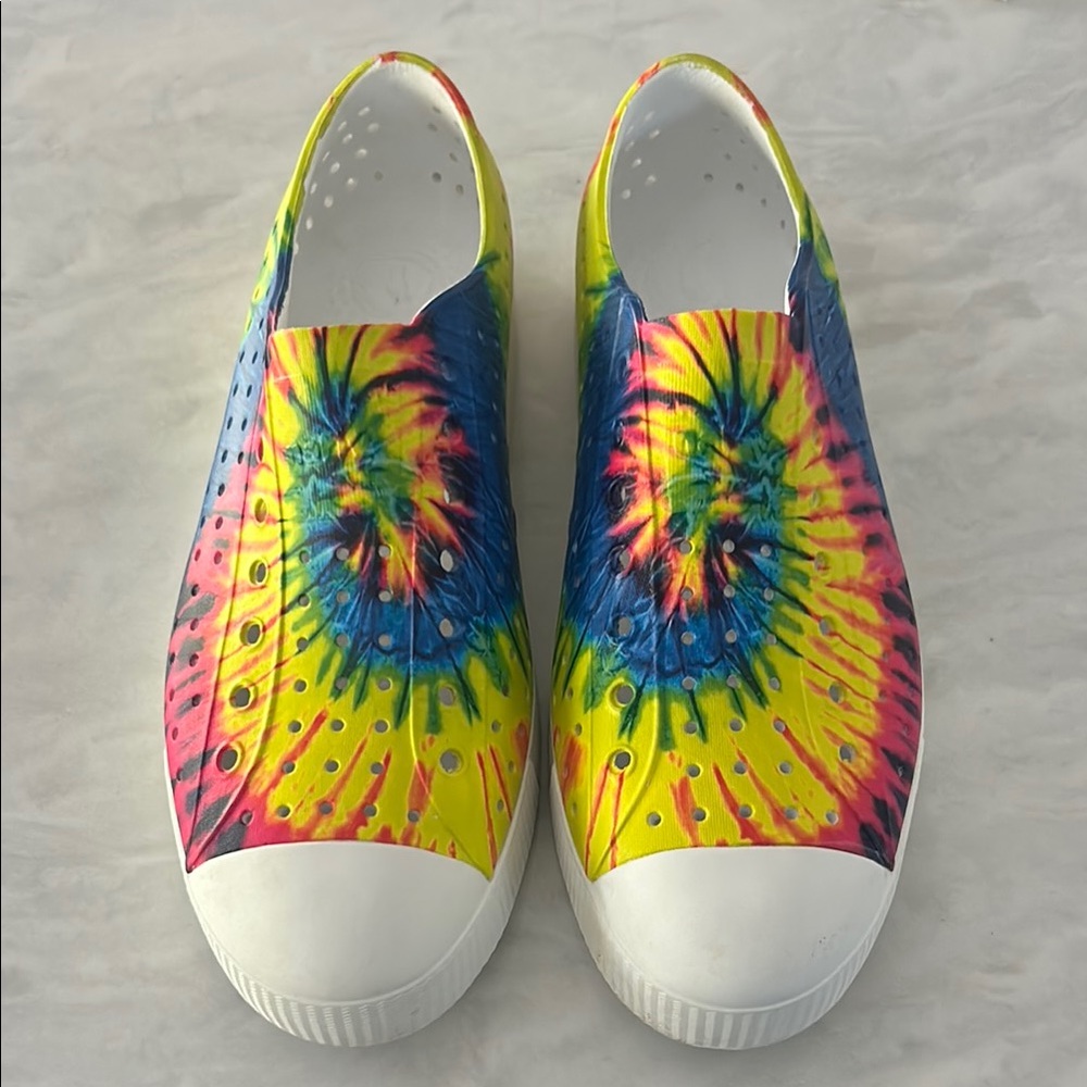 Men’s Native Jefferson Shoes - Tie-Dye / Sz. 11